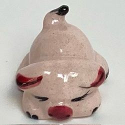 Vintage Miniature Pig Figurine