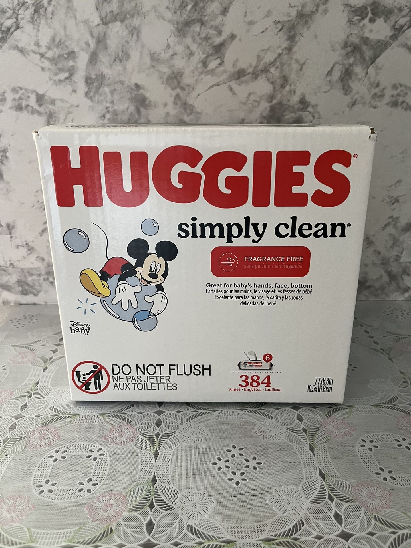 Huggies Wipes Box