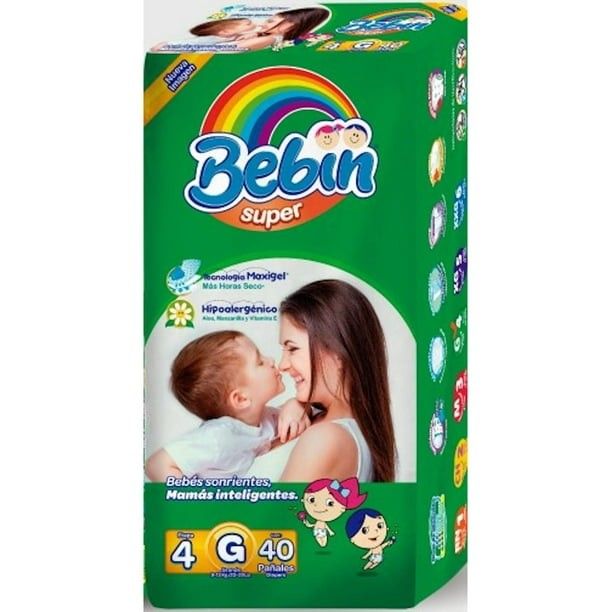 Pañales BEbin Super  Talla 4 $ 5 Cada Paquete