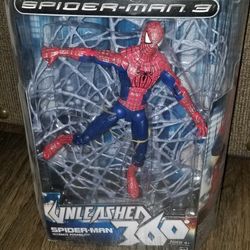 SPIDERMAN 3 UNLEASHED 360 ACTION FIGURE (RARE)
