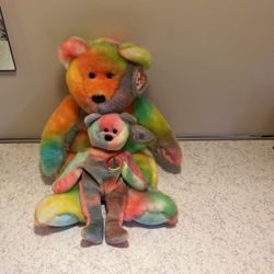 Peace Bear Beanie Baby
