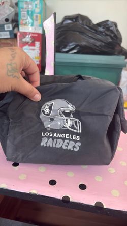 vintage los angeles raiders kool pak 6 pack holder and vintage los angeles raiders ticket stubs