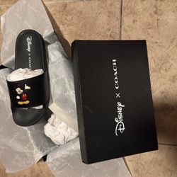 Coach Mickey Mouse Sandals 