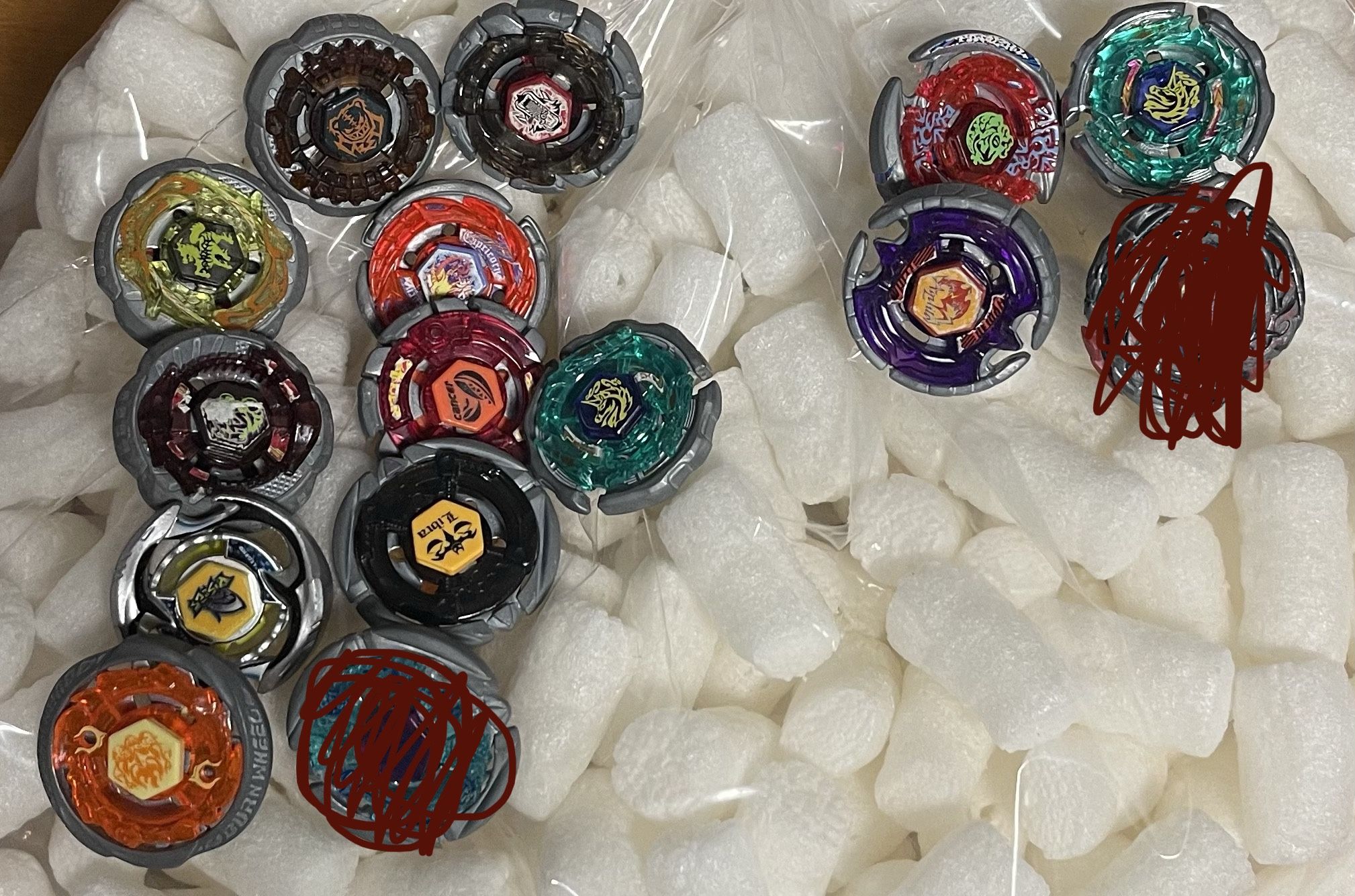 Authentic Metal Fight Beyblades! (no Midfakes)