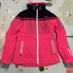 VolklWomens Ski Jacket & Pants Set – Size M /EUR38 – Pink – Waterproof Snow Suit