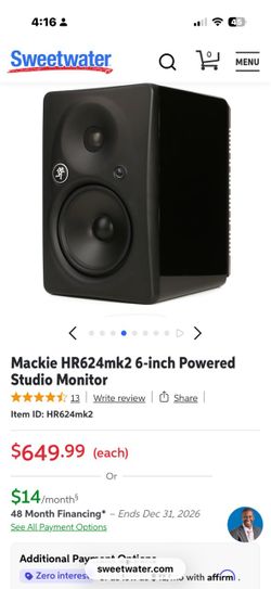 Mackie HR 624 Mk 2 (Pair)