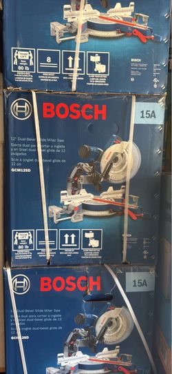 Powerful Bosch 12” Miter Saw with Sliding Glide