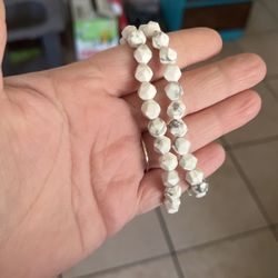 Two Howlite Bracelets