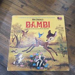 1969 Disney Land Records - Walt Disney Story And Songs From “ Bambi “
