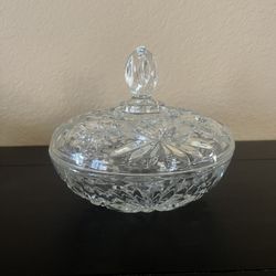 Anchor Hocking Glass Candy Dish w/Lid