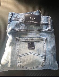 Armani Exchange Light Wash Jeans