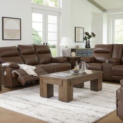 🛋️ Vonryan Power Reclining Sofa, Loveseat, and Recliner Set – Luxurious Leather – Brand New!