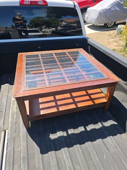 Will Take Best Offers Not Free Solid Wood and glass