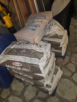Rapid Set Mortar Mix Bags Bundle
