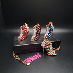 Betsey Johnson Booties/Heels Necklaces