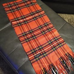 Xmas Gift! 🎅 New Christian Dior - Red Plaid Cashmere Scarf