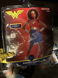 ⭐ DC Comics Wonder Woman Costume – Kids (Target Exclusive) Size Large 12-14