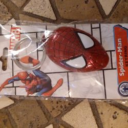 Brand New Spider-Man Key Ring Made Of Metal