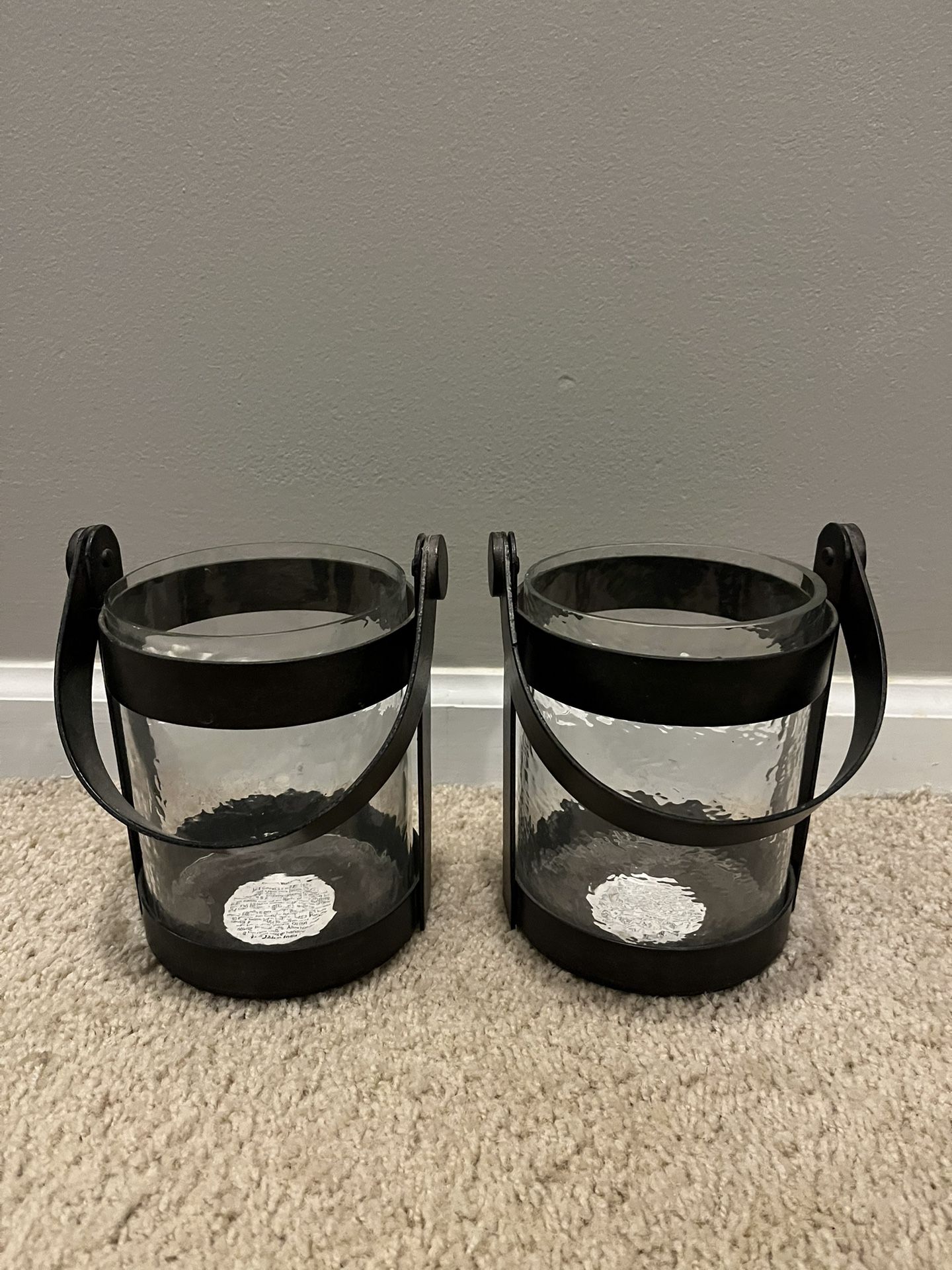Glass Candle Holders