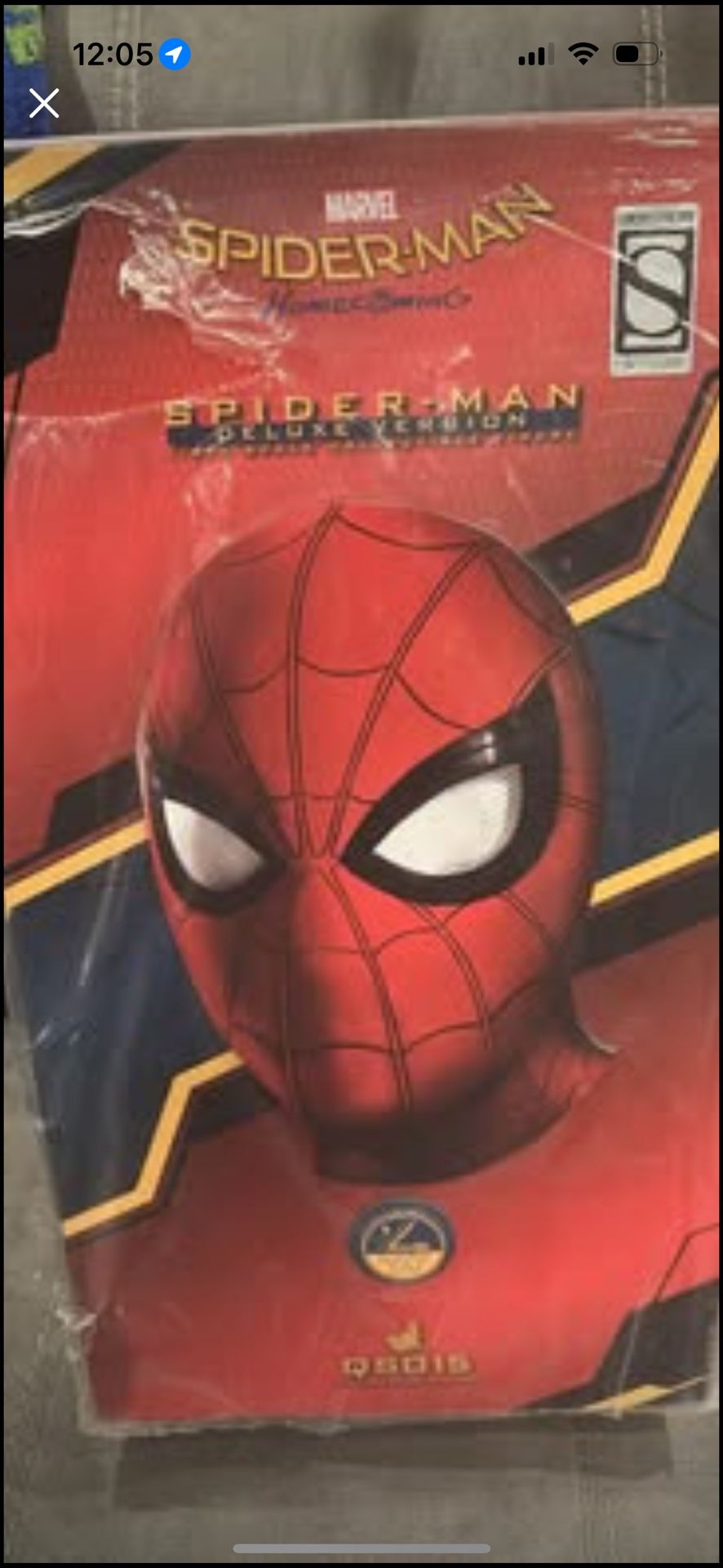 Sideshow Exclusive Hot Toys Spider-Man Homecoming Deluxe Version!! QS016