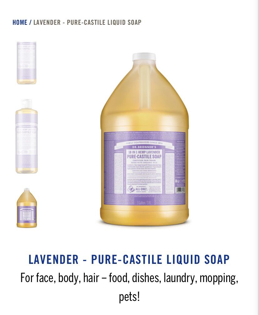 Organic Castor Soap 