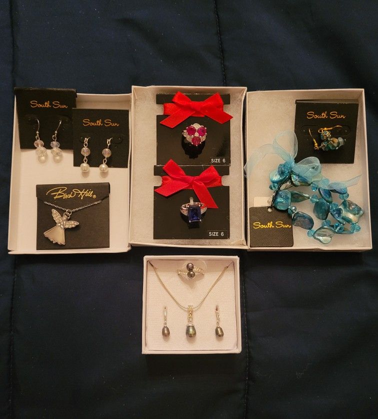 Rings, Earrings, Necklaces & Bracelets