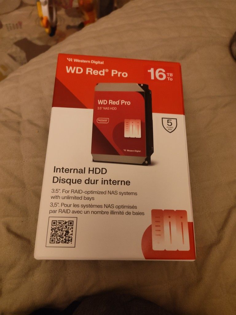 Western Digital Red Pro 16 TB Internal HDD $260
