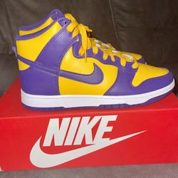 Nike Dunk High Lakers