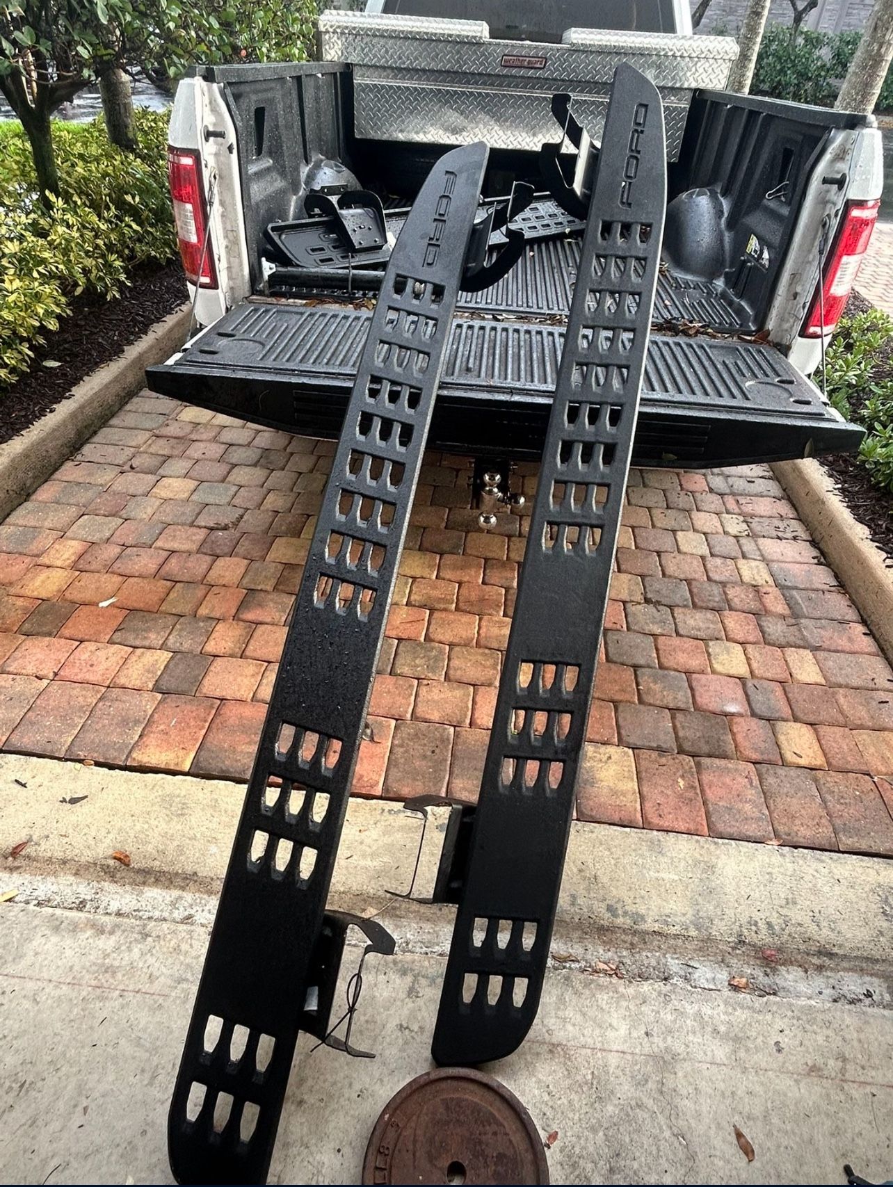 Ford Raptor Heavy Duty Steel Side Steps With Black Powder Coated Finish