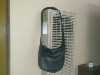 Long black hand bag