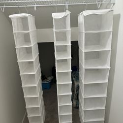 Hanging Shoe Organizers for Closets