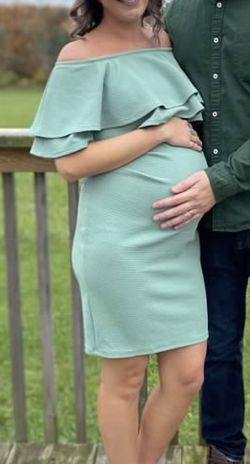 Mint Green Maternity Dress