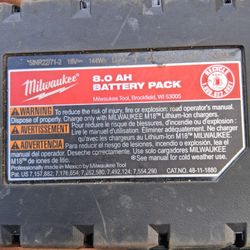 MILWAUKEE  RED LITHIUM M18 XC8.0