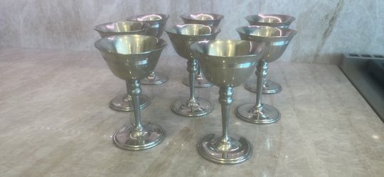 Vintage Pewter Goblet (8)