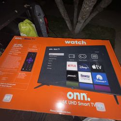 onn. 65” Class 4K UHD (2160P) LED Roku Smart Television HDR (100012587)