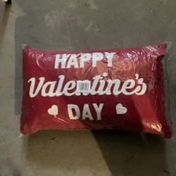 Valentines Day Pillow Still Packaged 
