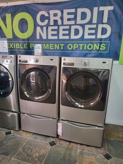 KENMORE ELITE SET STEAM WASHER AND ELECTRIC DRYER LIKE NEW