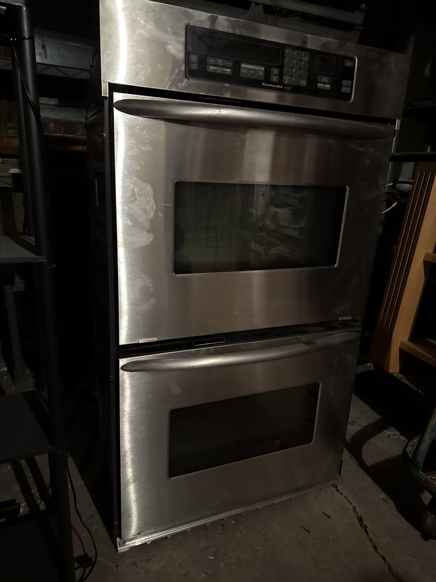 Double Kitchen Aid Oven 