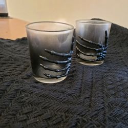 Halloween Skeleton Shot Glasses 