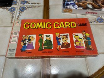 1972 Milton Bradley Comic Card Game Vintage
