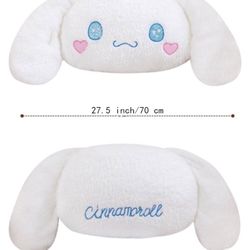 27.5 in/70cm Kawaii Cinnamoroll Plush Pillow,My Melody Plush Figure Toy, Kawaii Cinnamoroll Plush Doll，Cute Cartoon Cinnamon Stuffed Animals To