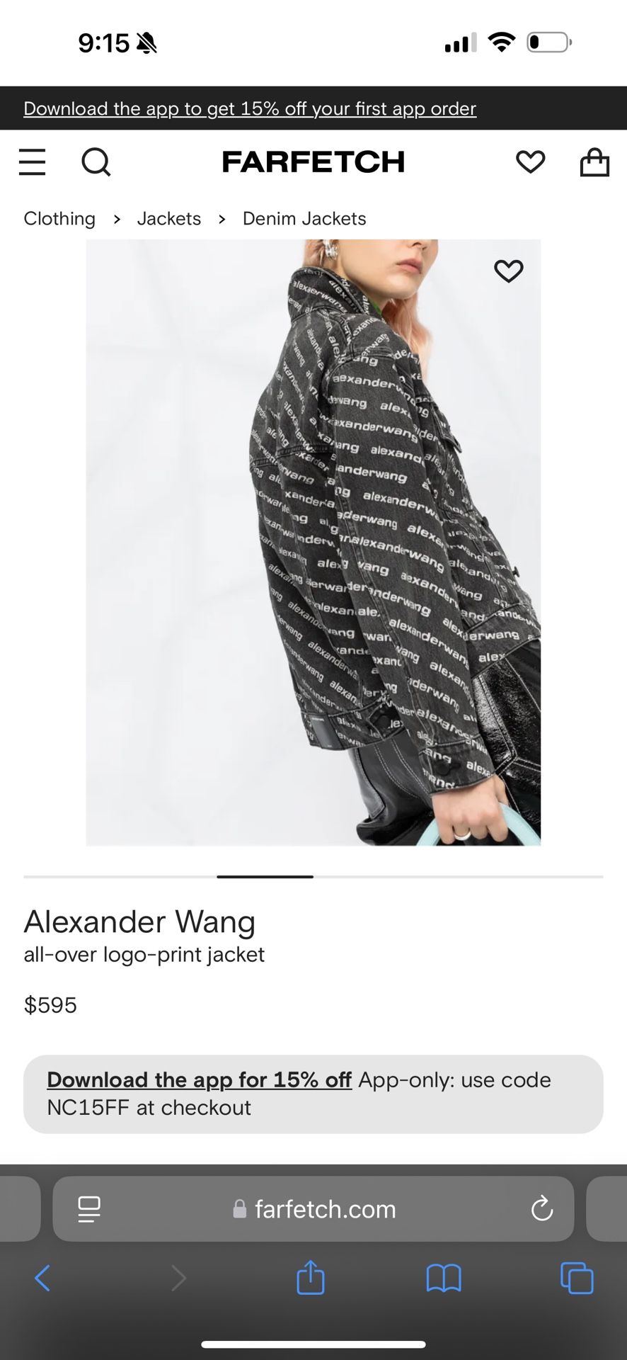 Alexander Wang Denim Jacket