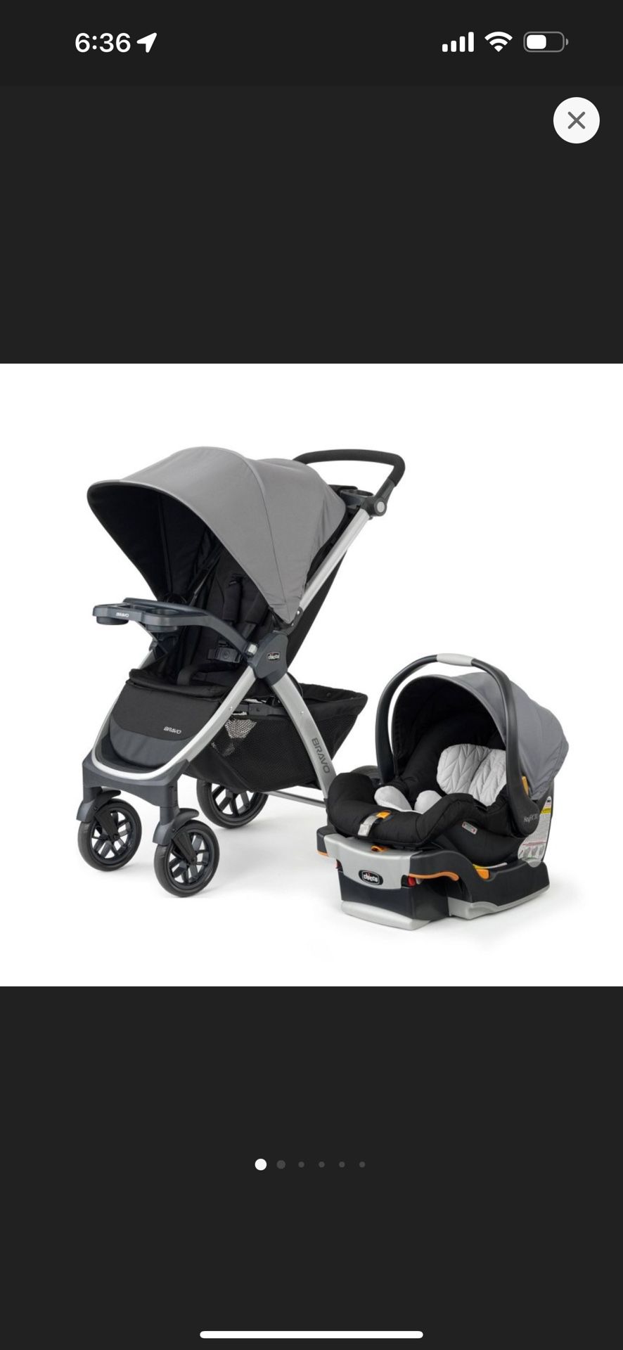 Chicco Bravo Stroller And Car seat 