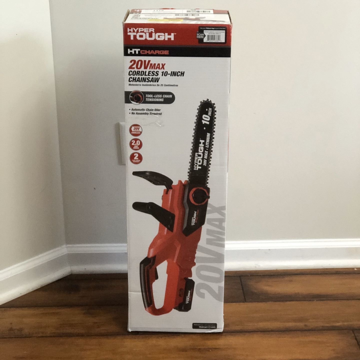 Hyper tough 20v max cordless 10 outlet inch chainsaw