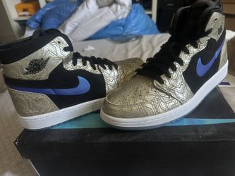 Jordan 1 Gold Laser