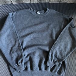 Grey, relaxed longsleeved sweatshirt
