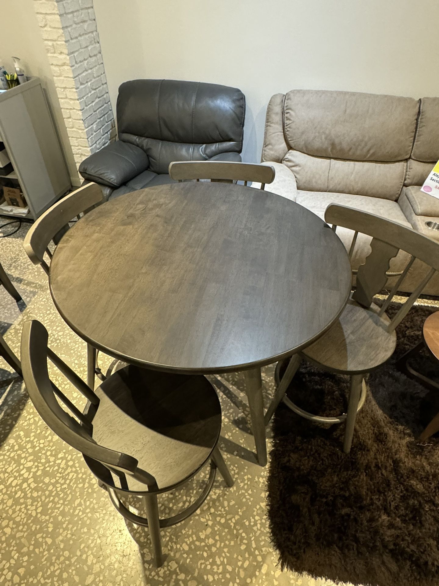 Beautiful Gray Sorrento Dining Table Set!$499!*SAME DAY DELIVERY*NO CREDIT NEEDED*EASY FINANCING*HUGE SALE*