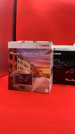 Canon Powershot SX740 HS with bonus bag