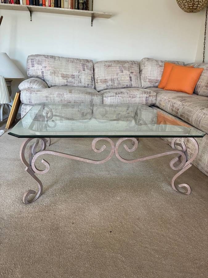 Elegant Glass Coffee Table 