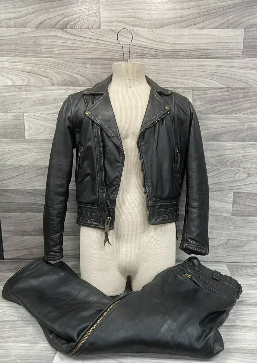 Langlitz Leather Jacket And Pant Set (A1D003192)